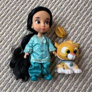 Jasmine Disney’s Animators Collection Doll and Tiger with brush Mini Set